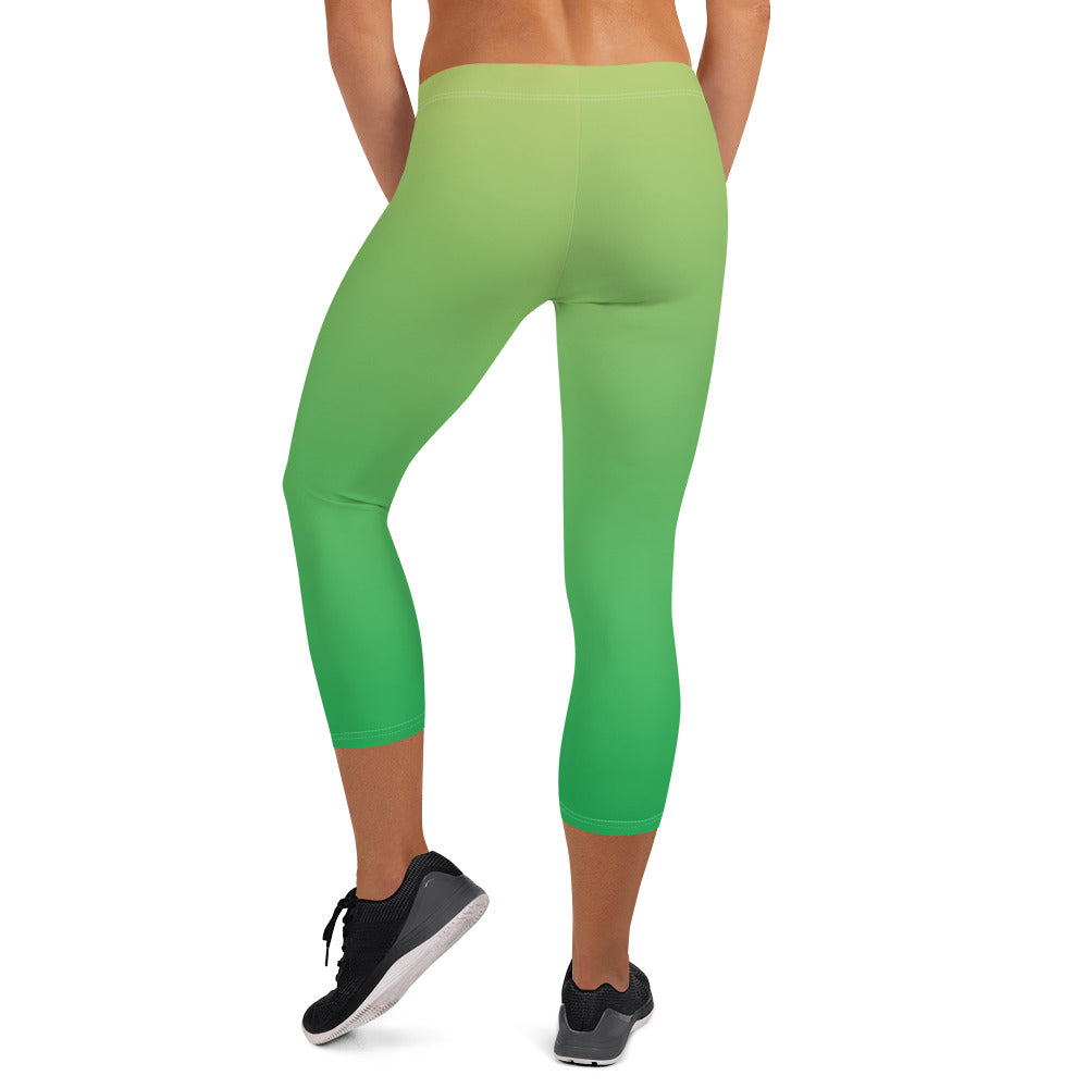 Jungle Hue FLAKOUT Sport Women's Capri Leggings - FLAKOUT