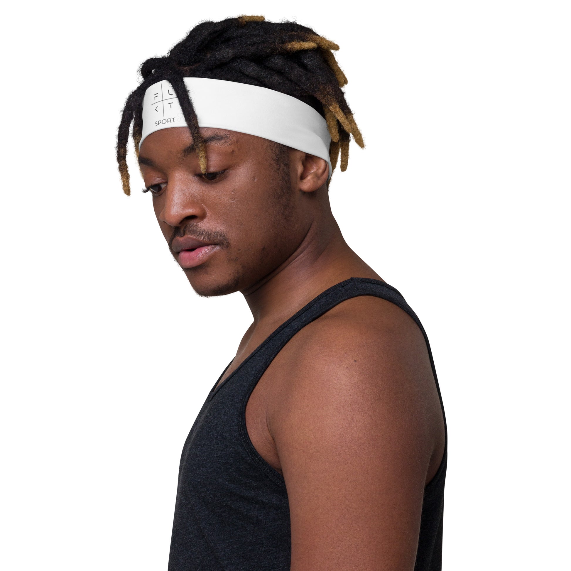 FLAKOUT Sport Unisex Headband - White - FLAKOUT