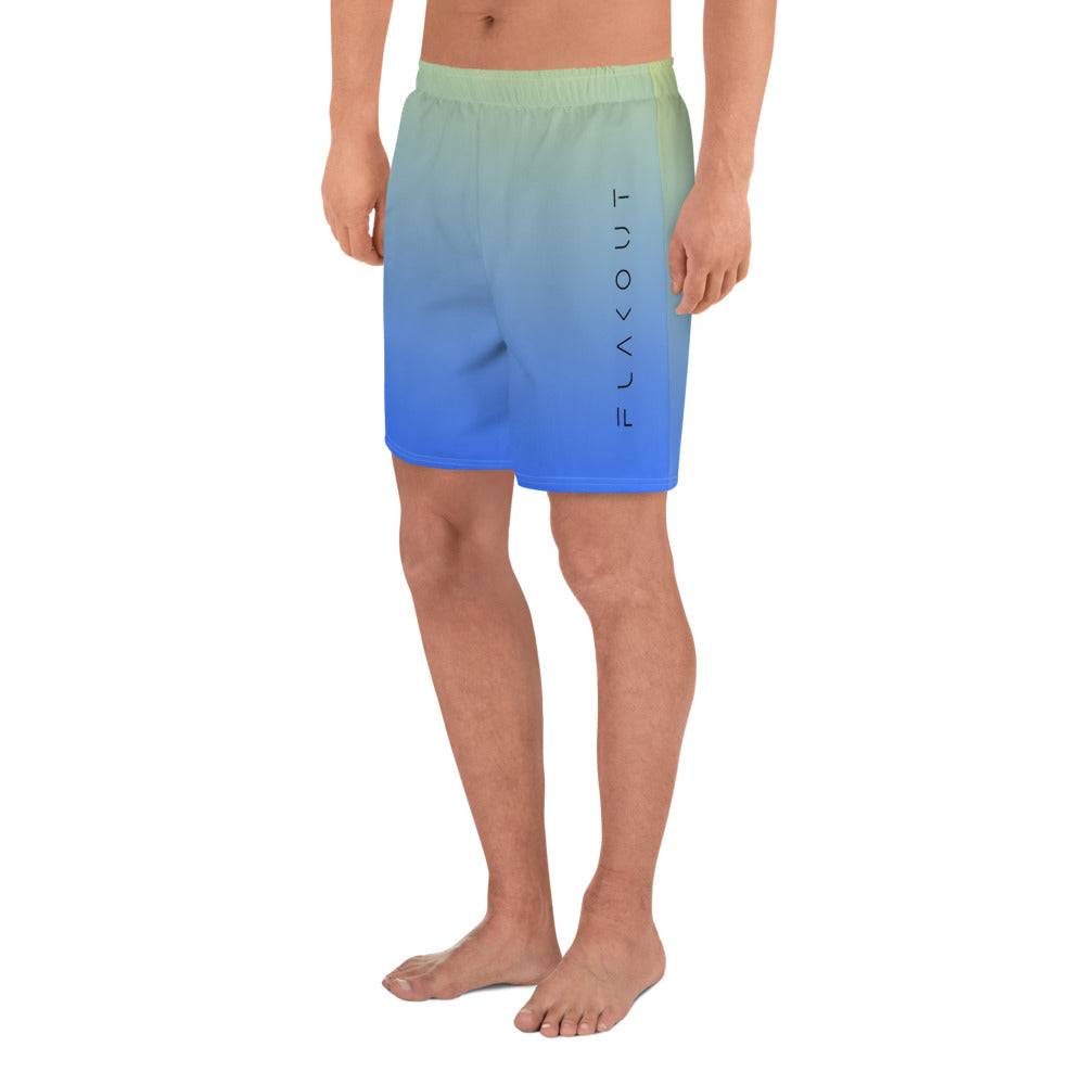 Cerulean Skyline Men's Recycled Shorts - FLAKOUT