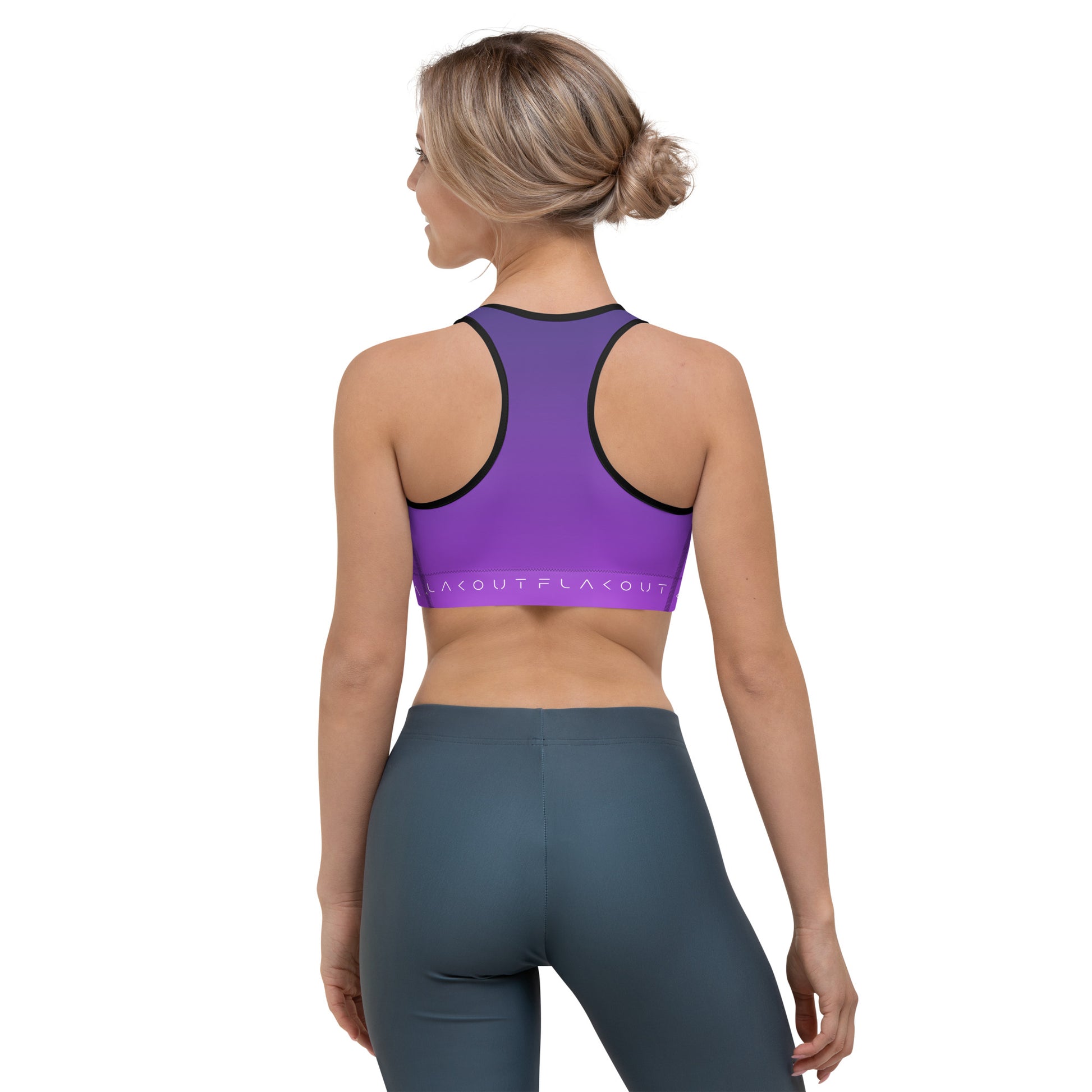 Lilac Twilight Women's Sports Performance Bra - FLAKOUT