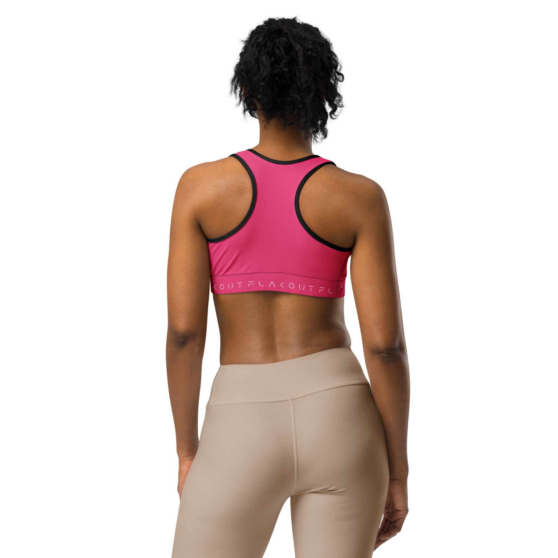 Pink Delight Women's Sports Performance Bra - FLAKOUT