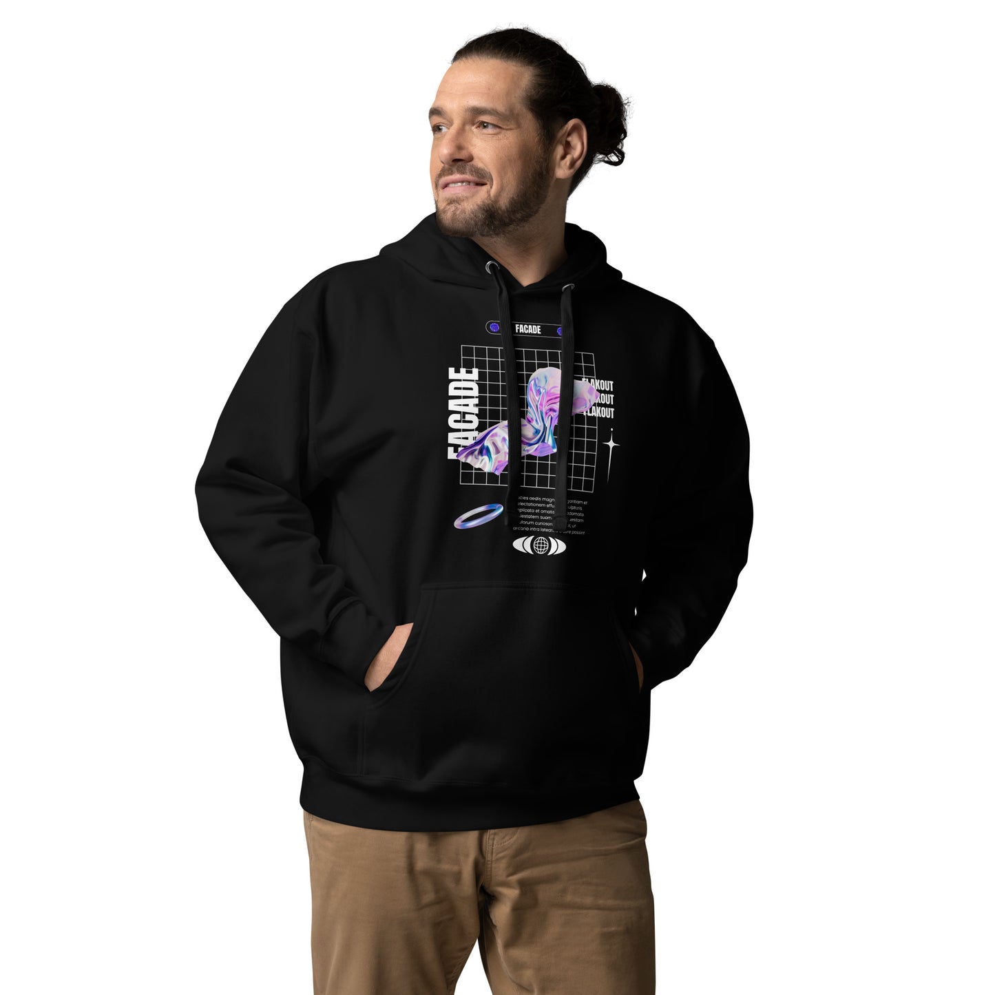 Facade Unisex Hoodie - FLAKOUT