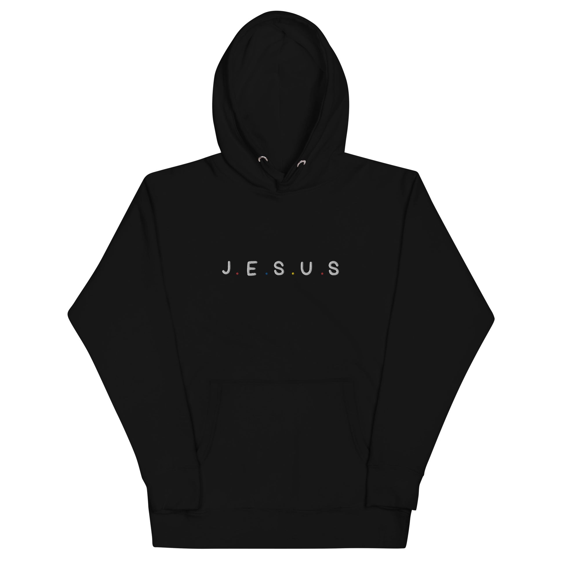 J.E.S.U.S Embroidered Unisex Hoodie - FLAKOUT