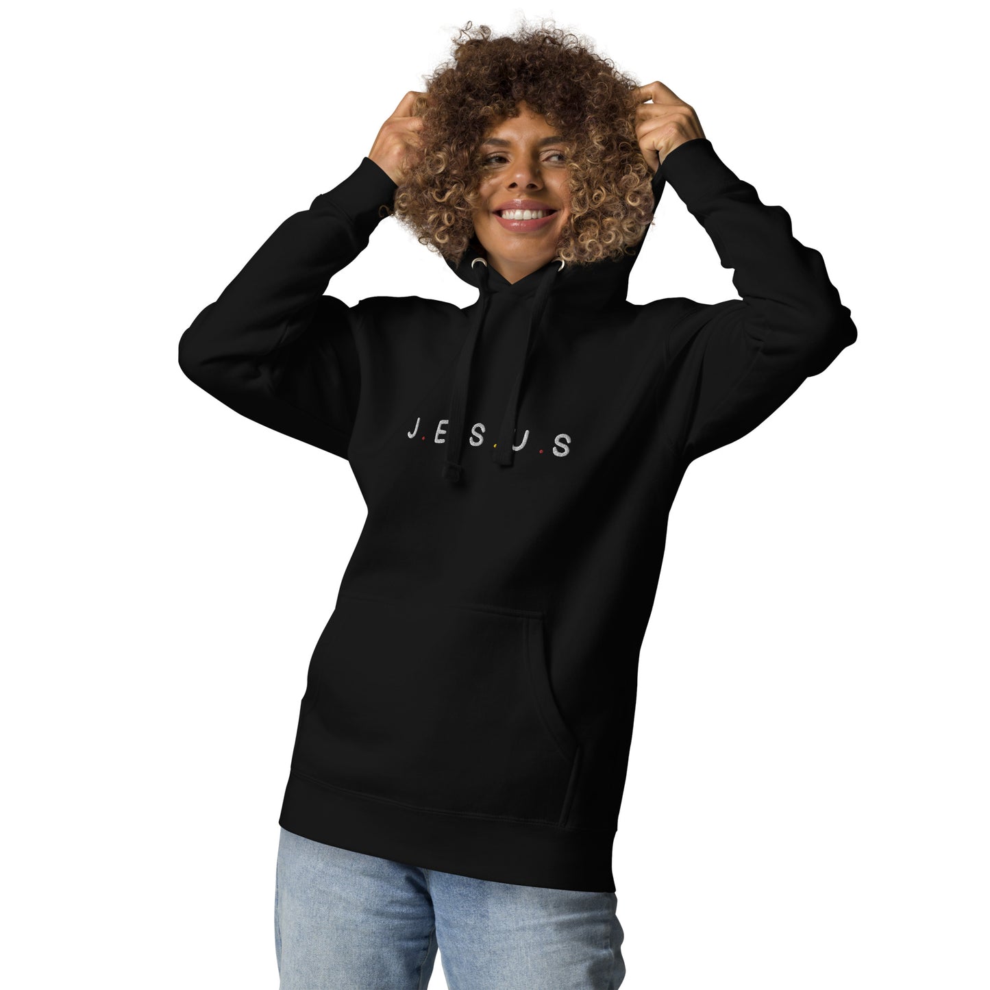 J.E.S.U.S Embroidered Unisex Hoodie - FLAKOUT