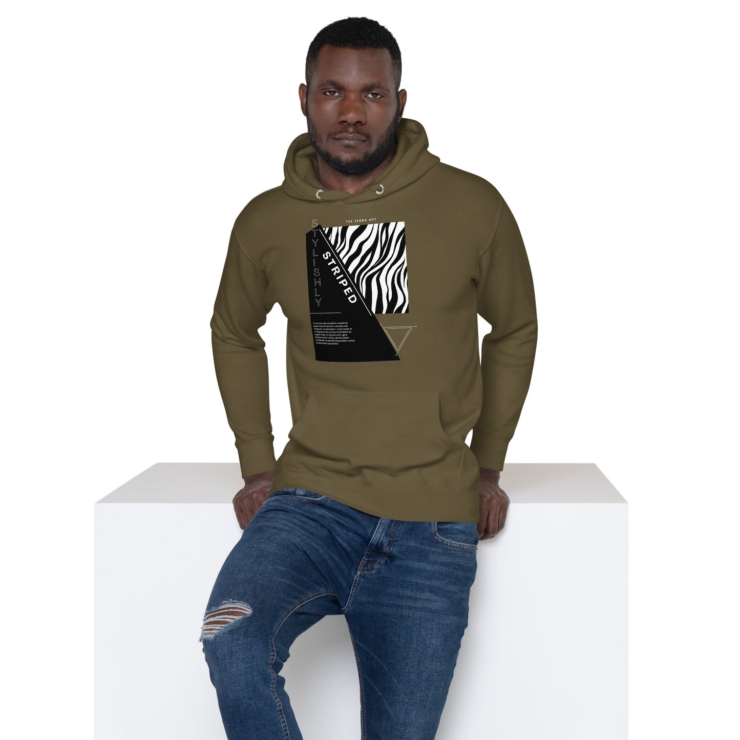 The Zebra Art Unisex Hoodie - FLAKOUT