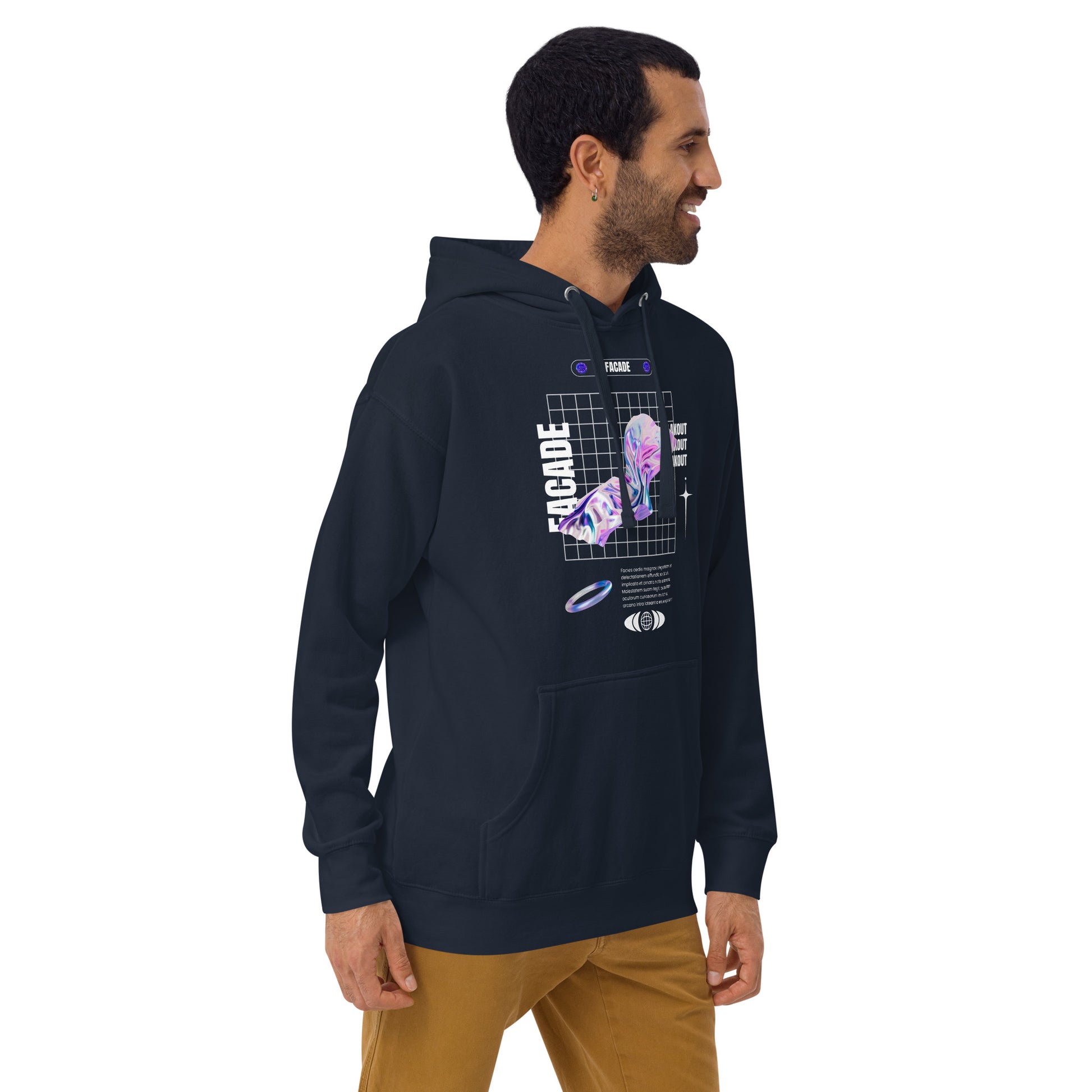 Facade Unisex Hoodie - FLAKOUT