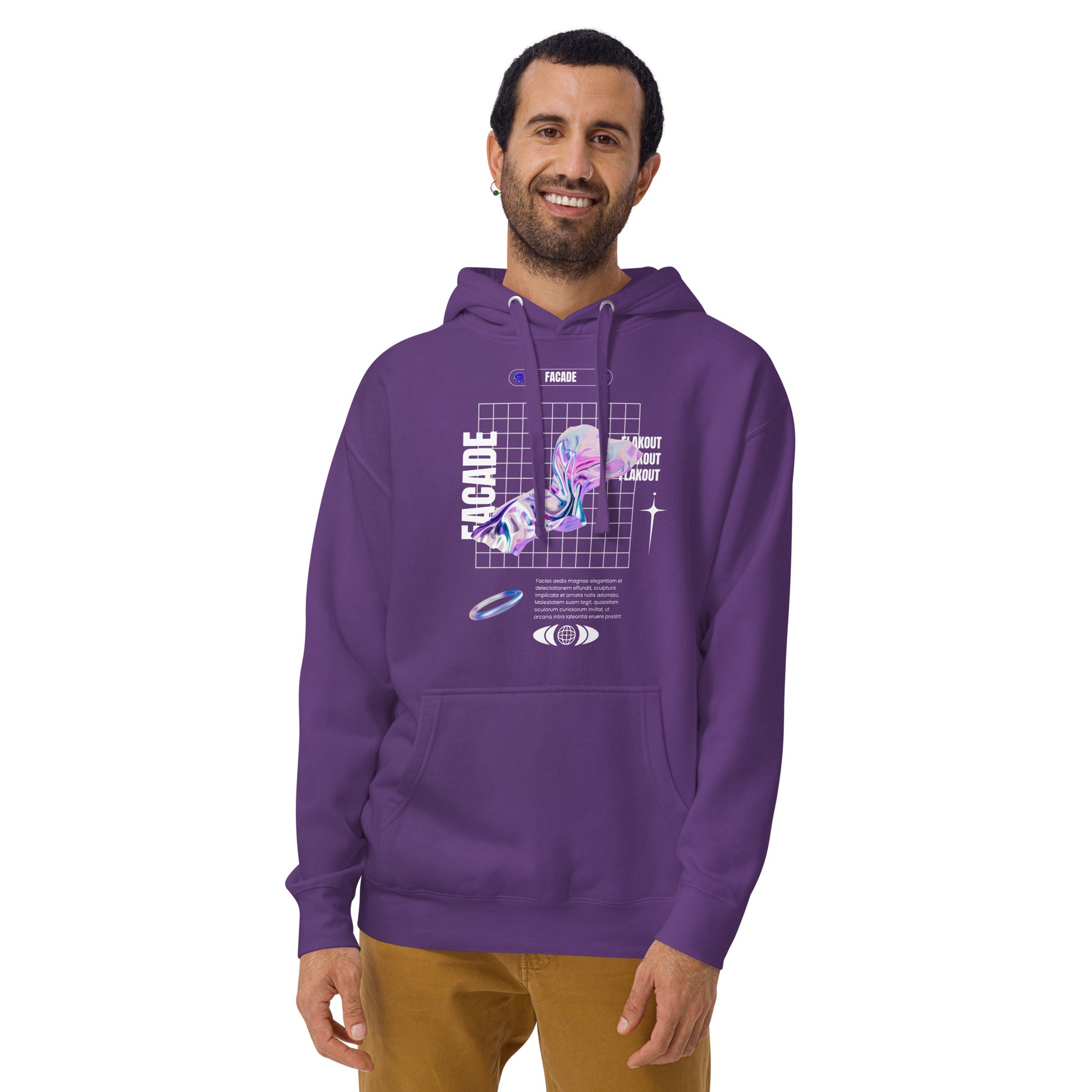 Facade Unisex Hoodie - FLAKOUT