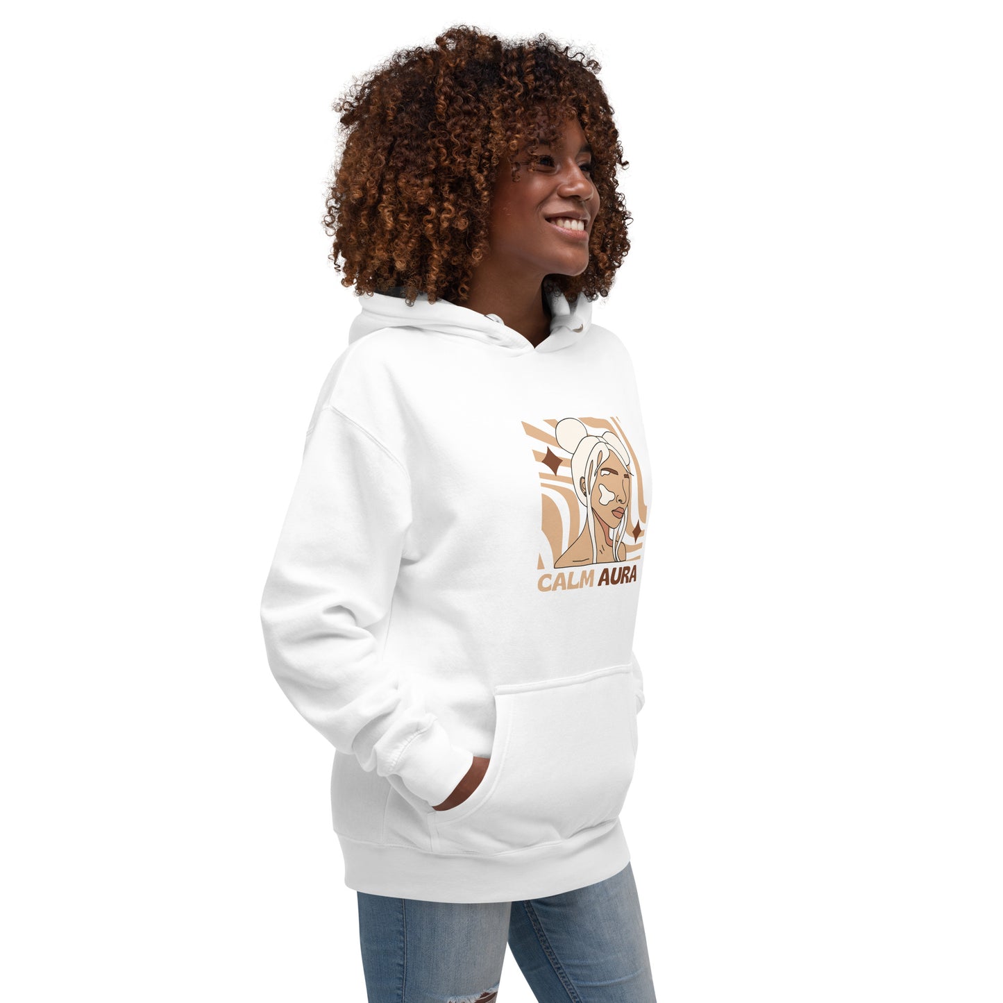 Calm Aura Women's Hoodie - FLAKOUT