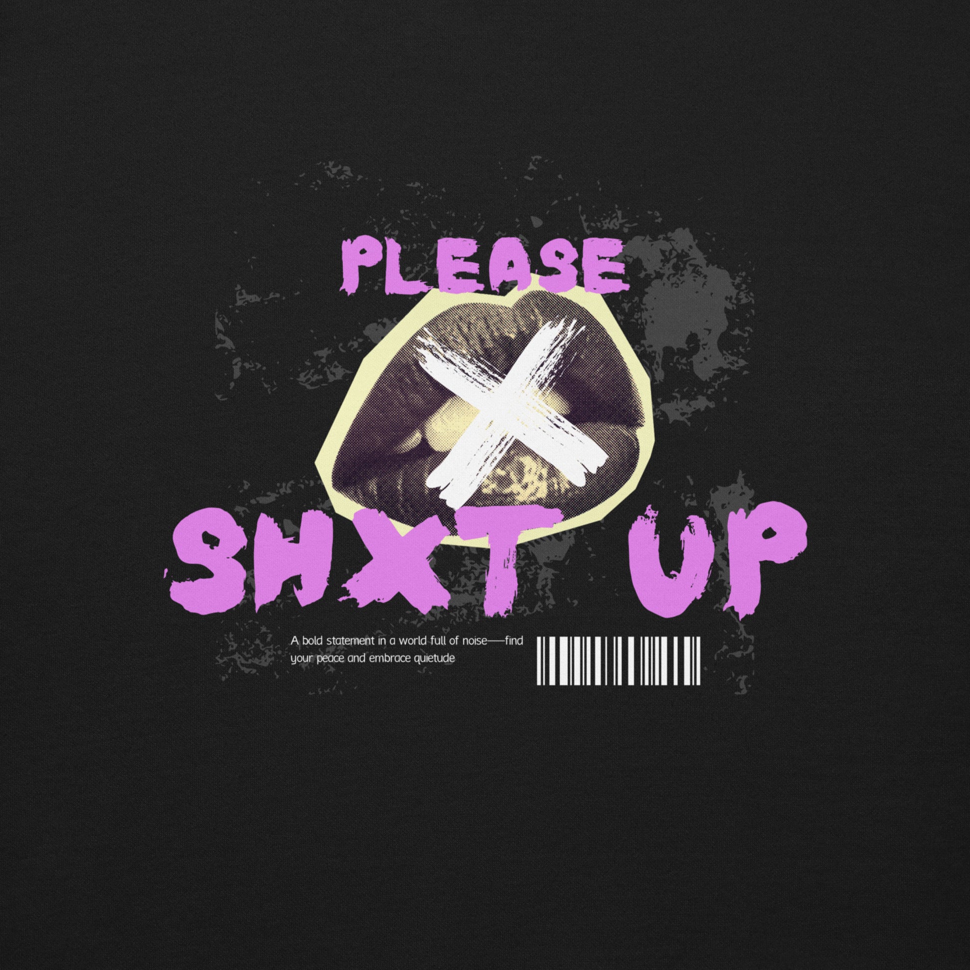 Please Shxt Up Unisex Fleece Sweatshirt - FLAKOUT