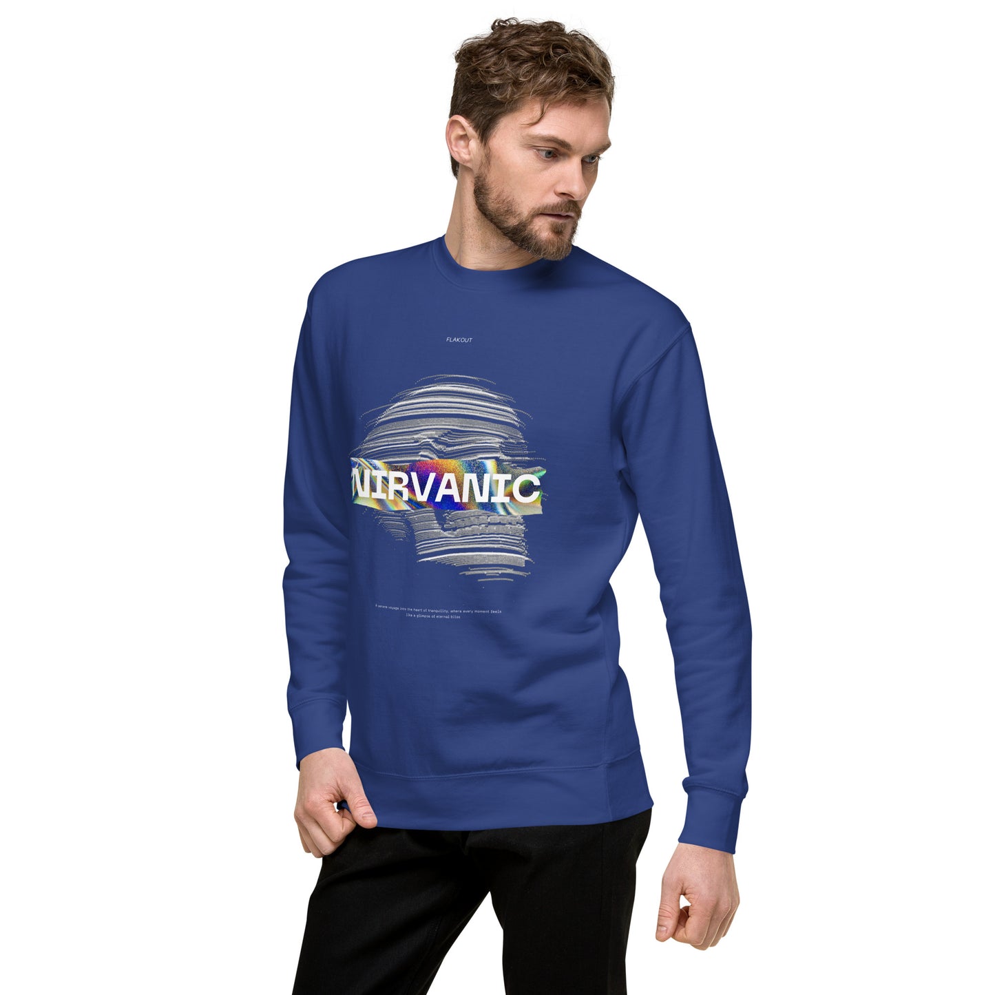 Nirvanic Unisex Fleece Sweatshirt - FLAKOUT