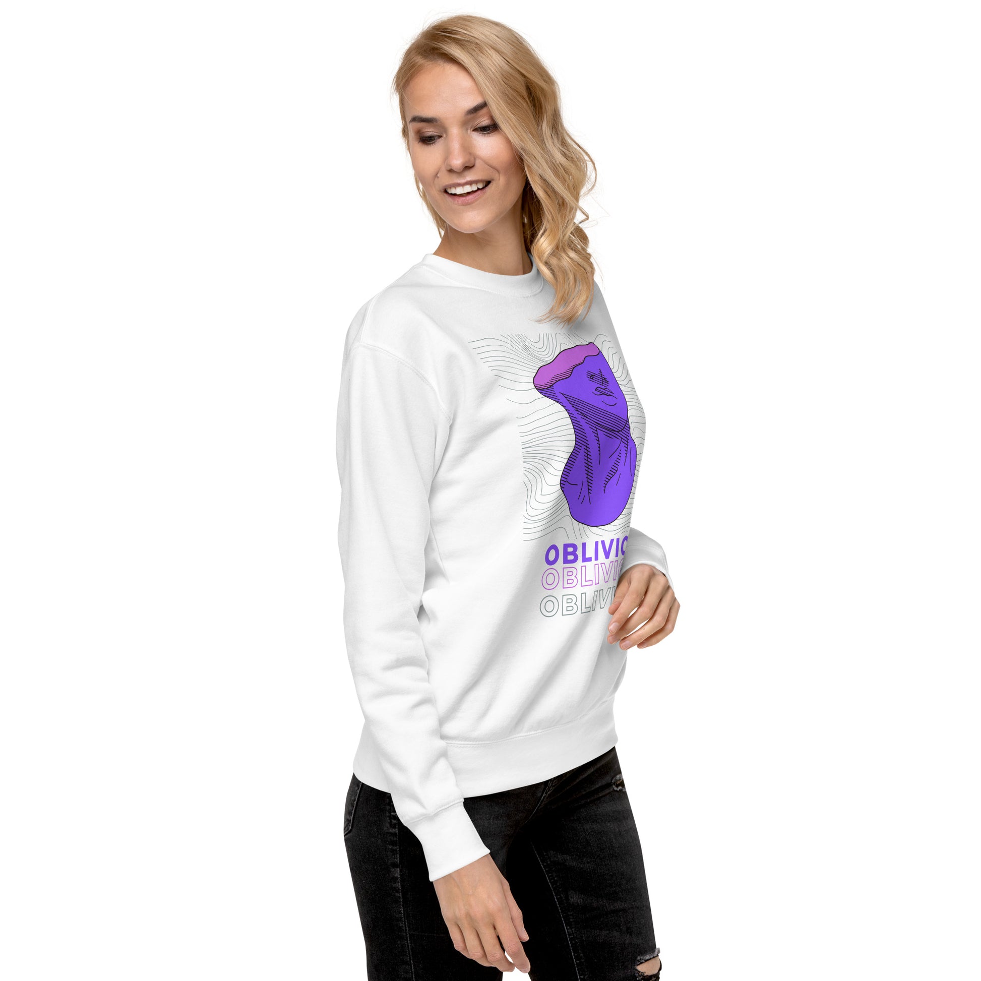 Violet Veil Of Oblivion Sweatshirt - FLAKOUT