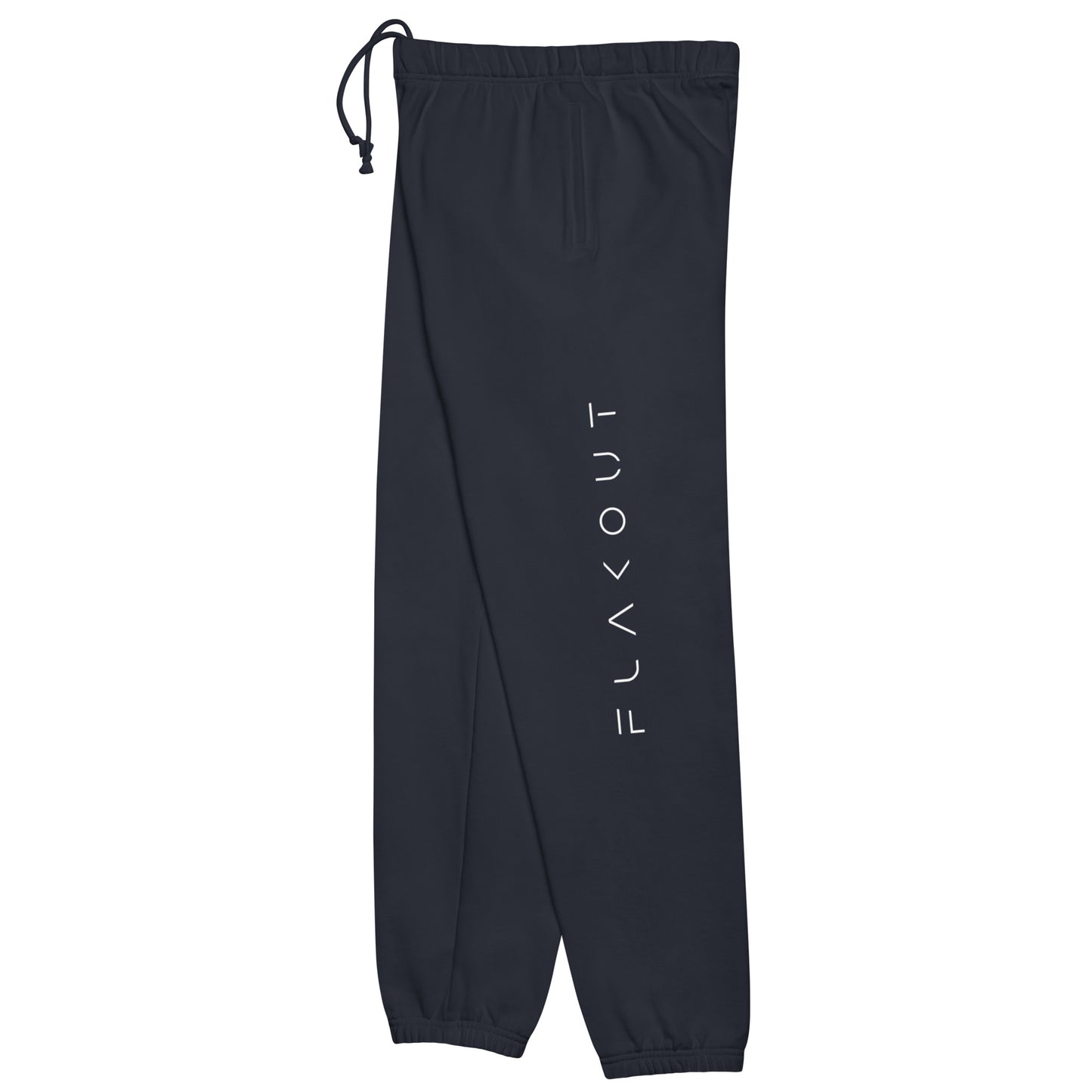 Plain Comfort Sweatpants Logo On Left Leg - FLAKOUT