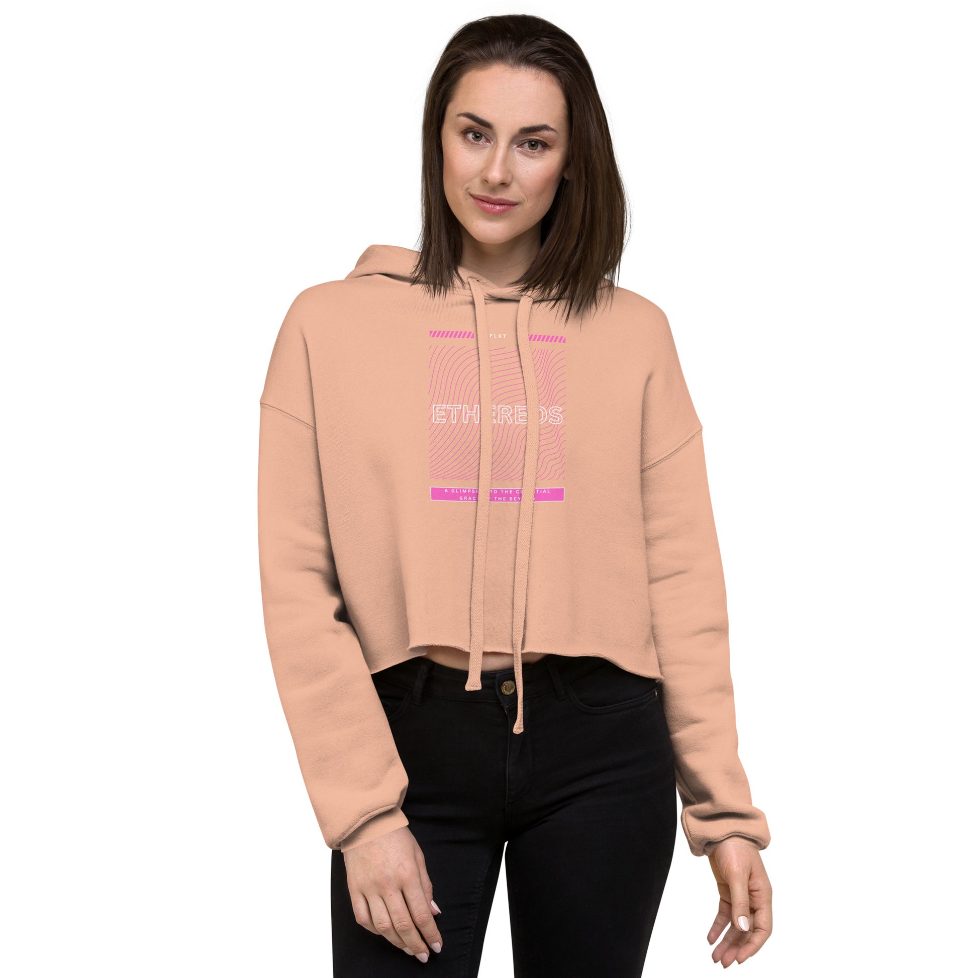 Ethereos Women's Crop Hoodie - FLAKOUT