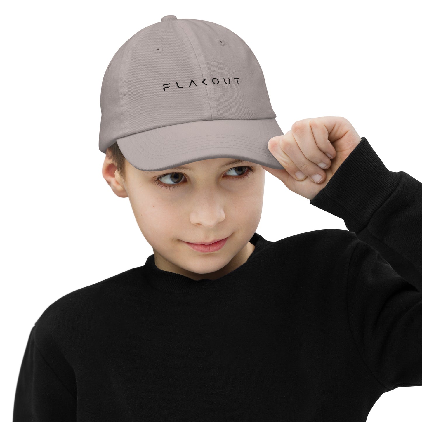 FLAKOUT Logo Embroidered Kid's Baseball Cap