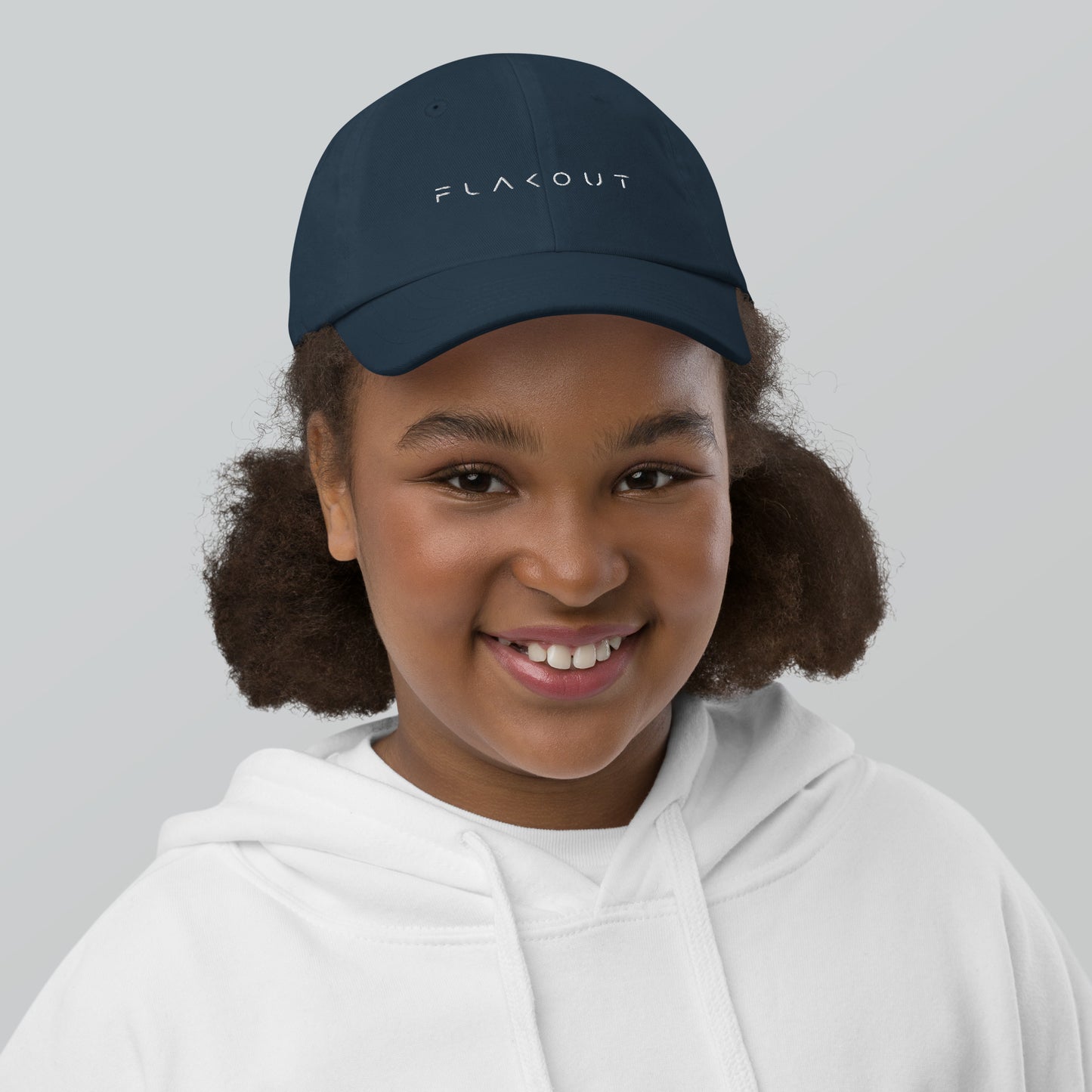 FLAKOUT Logo Embroidered Kid's Baseball Cap