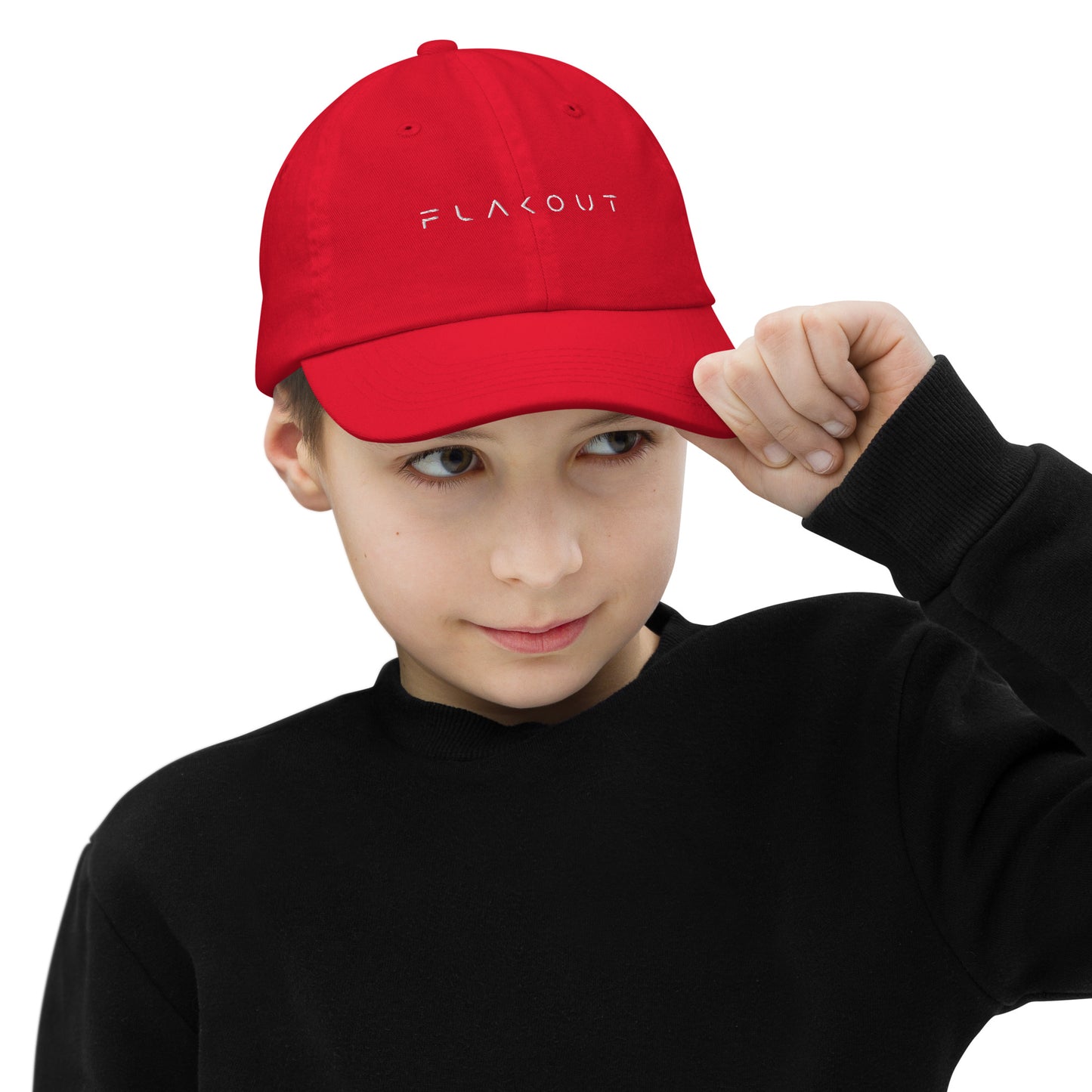 FLAKOUT Logo Embroidered Kid's Baseball Cap