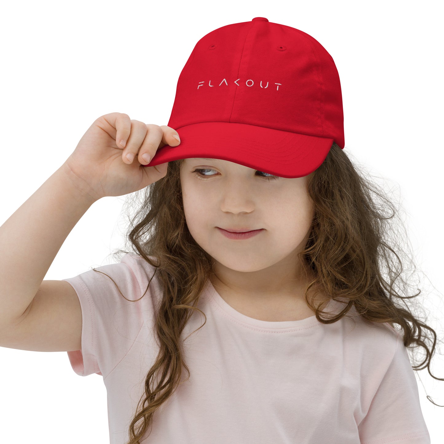 FLAKOUT Logo Embroidered Kid's Baseball Cap