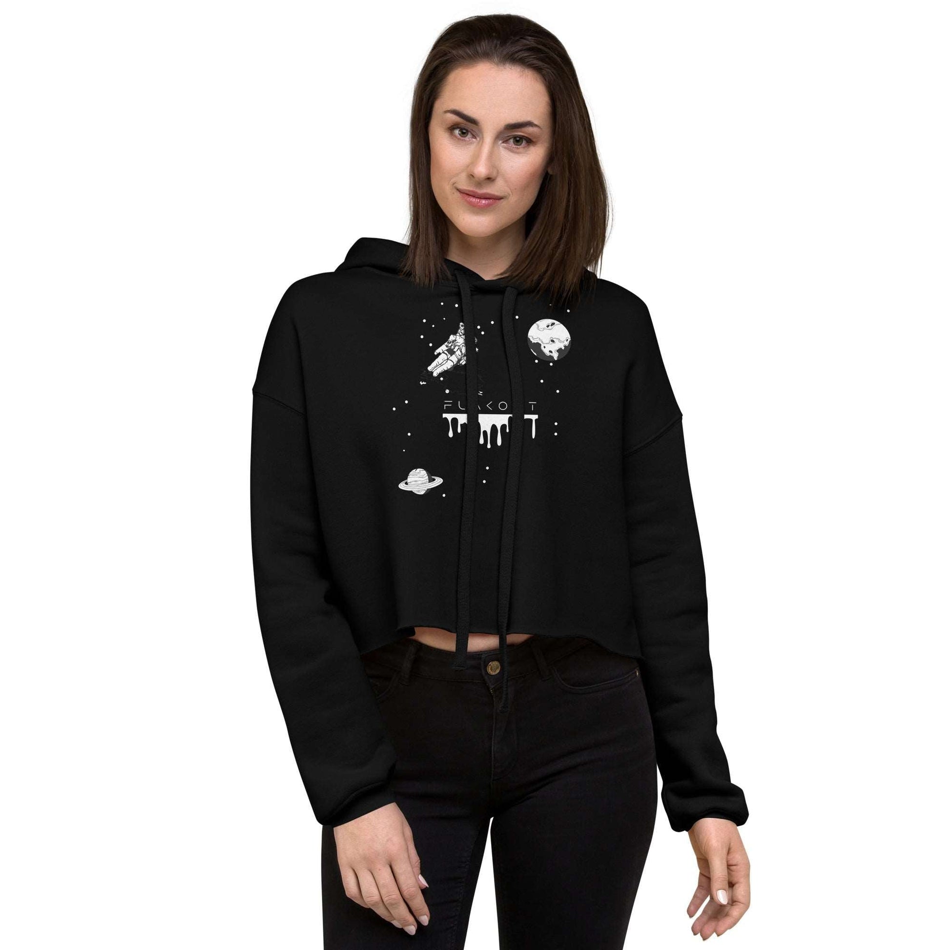 Women's Crop Hoodie Astronaut - FLAKOUT